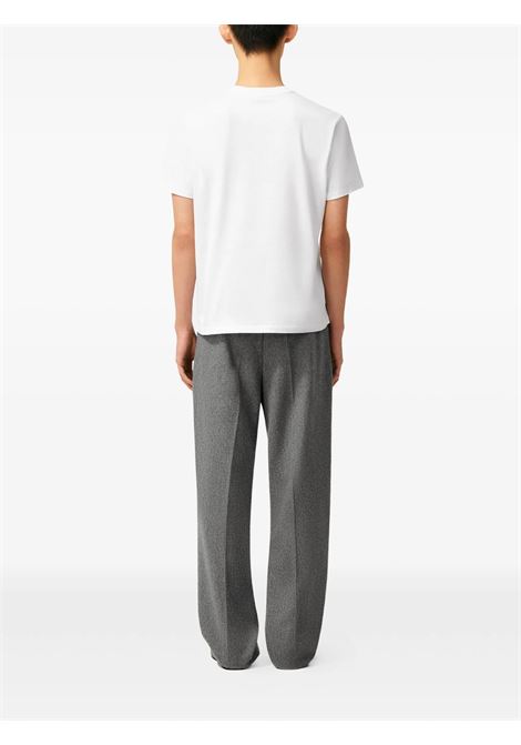 t-shirt contrasted adc unisex bianca AMI PARIS | HTS346.724100